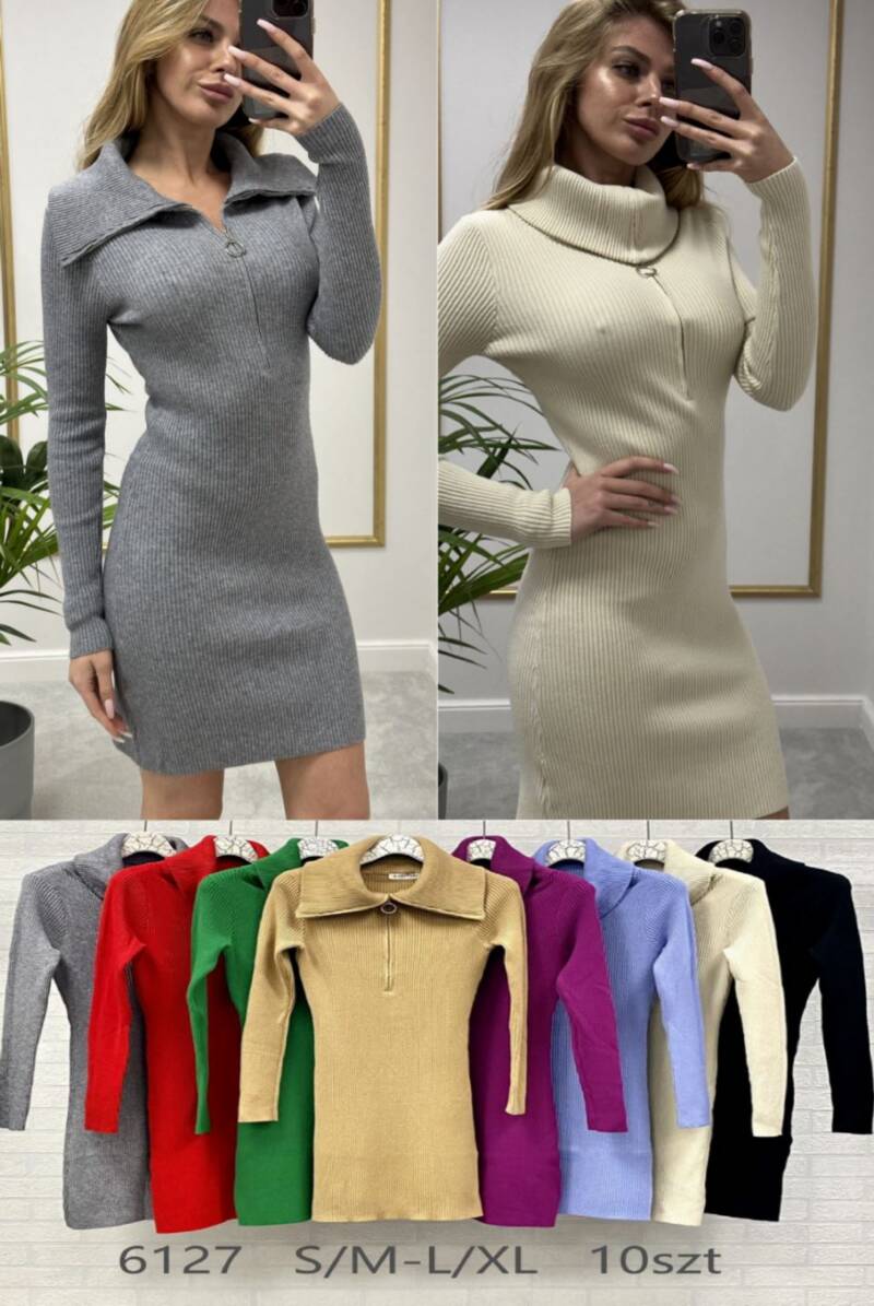 Sukienki damskie Roz S/M-L/XL, Mix Kolor .Paczka 10 szt